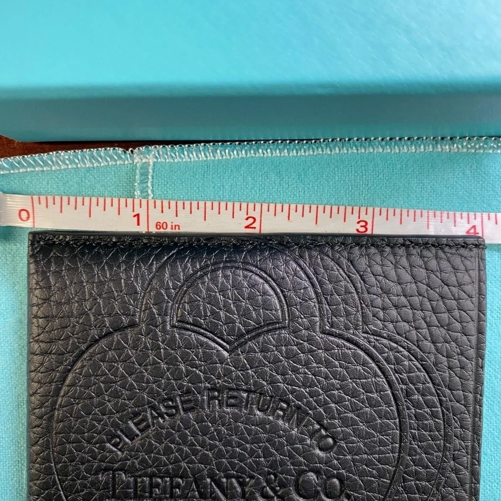 Tiffany & Co. Return to Tiffany Black Leather Card Case – New in Box